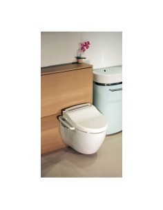 Pack wc avec cuvette lavante - Façade en verre noir-Wc japonais