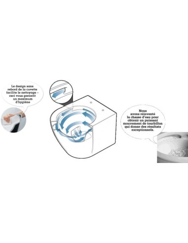 WC posé au sol NC TOTO