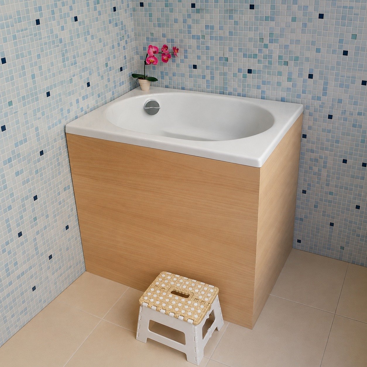 Baignoire compacte « à la Japonaise »