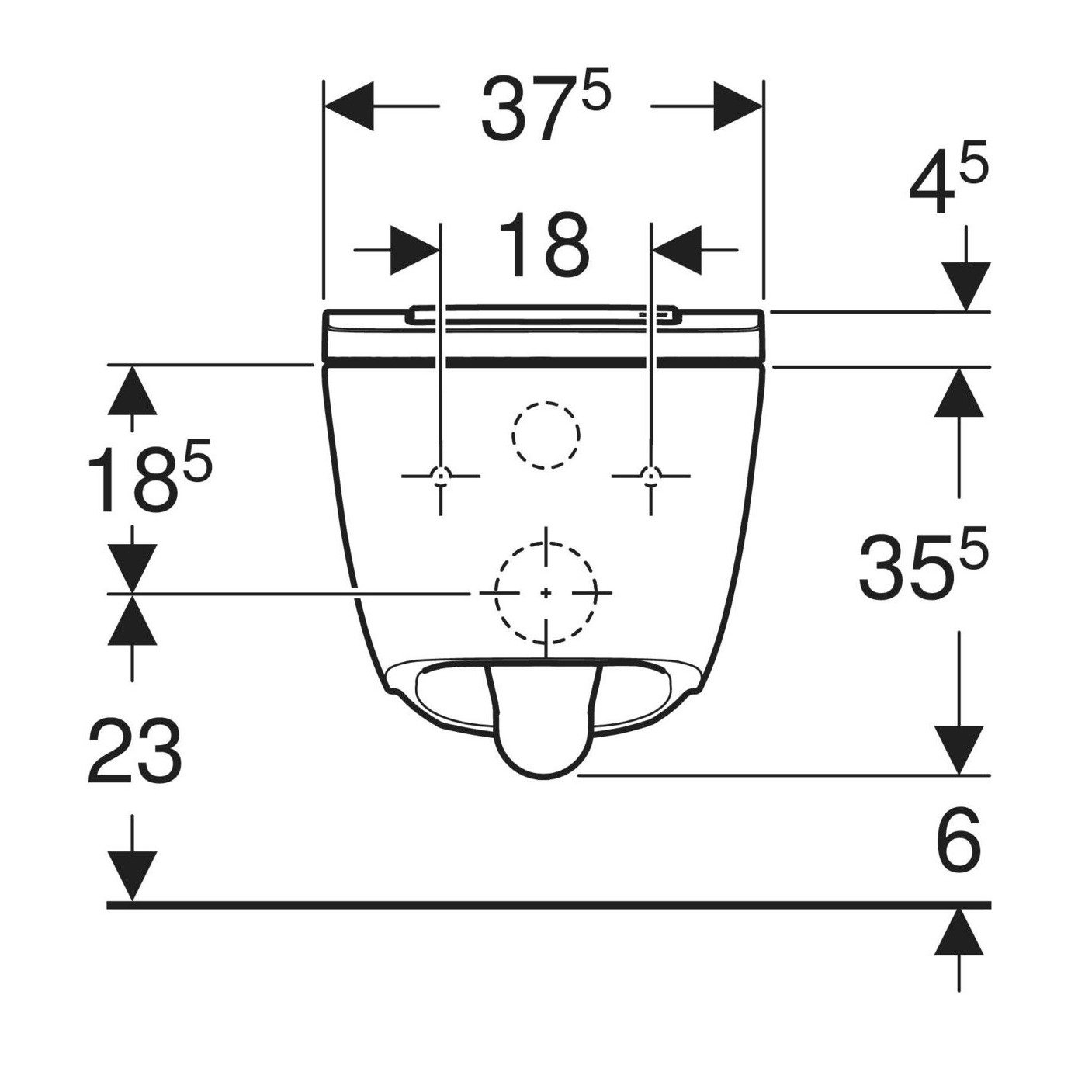 SELA AquaClean GEBERIT dessin